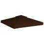 Toldo de cenador 2 niveles marrón 310 g/m² 3x3 m de vidaXL, Cubiertas para carpas y cenadores - Ref: Foro24-46615, Precio: 59...