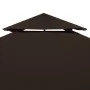 Toldo de cenador 2 niveles marrón 310 g/m² 3x3 m de vidaXL, Cubiertas para carpas y cenadores - Ref: Foro24-46615, Precio: 58...