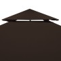 Toldo de cenador 2 niveles marrón 310 g/m² 3x3 m de vidaXL, Cubiertas para carpas y cenadores - Ref: Foro24-46615, Precio: 59...