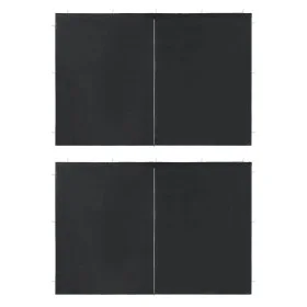 Paredes para carpas de fiesta con cremallera 2 uds PE antracita de vidaXL, Carpas y cenadores - Ref: Foro24-45118, Precio: 22...