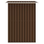 Caseta de almacenamiento jardín acero marrón 204x132x186 cm de vidaXL, Cobertizos - Ref: Foro24-47029, Precio: 229,09 €, Desc...