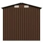 Caseta de almacenamiento jardín acero marrón 204x132x186 cm de vidaXL, Cobertizos - Ref: Foro24-47029, Precio: 228,62 €, Desc...