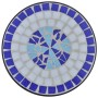 Mesa auxiliar para plantas mosaico azul y blanco en Soportes para macetas | Comprar online en Foru.es