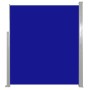 Toldo lateral retráctil 160x500 cm azul de vidaXL, Sombrillas - Ref: Foro24-45462, Precio: 91,85 €, Descuento: %