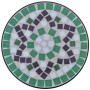 Mesa auxiliar mosaico para plantas verde y blanca en Soportes para macetas | Comprar online en Foru.es