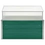 Invernadero de acero galvanizado verde 100x100x77 cm de vidaXL, Maceteros y jardineras - Ref: Foro24-47020, Precio: 89,56 €, ...
