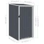 Cobertizo de jardín acero galvanizado antracita 87x98x159 cm de vidaXL, Cobertizos - Ref: Foro24-46291, Precio: 108,68 €, Des...
