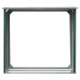 Caseta de jardín para leña acero galvanizado verde 172x91x154cm de vidaXL, Accesorios para bolsas y soportes de leña - Ref: F...