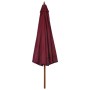 Sombrilla de jardín con palo de madera color burdeos 330 cm de vidaXL, Sombrillas - Ref: Foro24-47216, Precio: 116,64 €, Desc...