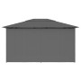 Carpa de jardín con cortinas gris antracita 4x3 m de vidaXL, Carpas y cenadores - Ref: Foro24-47960, Precio: 462,92 €, Descue...