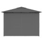 Carpa de jardín con cortinas gris antracita 4x3 m de vidaXL, Carpas y cenadores - Ref: Foro24-47960, Precio: 462,92 €, Descue...