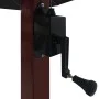 Sombrilla de jardín colgante con palo de madera negro 400x300cm de vidaXL, Sombrillas - Ref: Foro24-47122, Precio: 145,05 €, ...