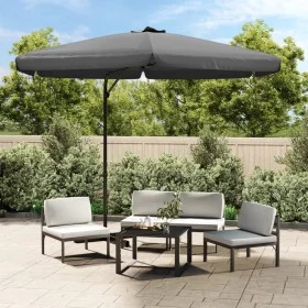 Sombrilla de jardín con palo de acero gris antracita 300x250 cm de vidaXL, Sombrillas - Ref: Foro24-47314, Precio: 111,62 €, ...