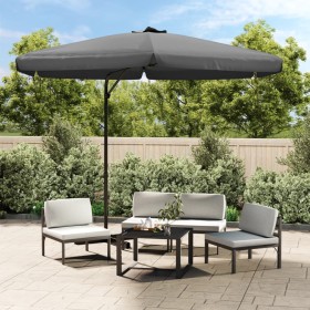 Sombrilla de jardín con palo de acero gris antracita 300x250 cm de vidaXL, Sombrillas - Ref: Foro24-47314, Precio: 114,28 €, ...