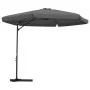 Sombrilla de jardín con palo de acero gris antracita 300x250 cm de vidaXL, Sombrillas - Ref: Foro24-47314, Precio: 111,62 €, ...