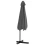 Sombrilla de jardín con palo de acero gris antracita 300x250 cm de vidaXL, Sombrillas - Ref: Foro24-47314, Precio: 111,62 €, ...