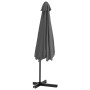 Sombrilla de jardín con palo de acero gris antracita 300x250 cm de vidaXL, Sombrillas - Ref: Foro24-47314, Precio: 114,28 €, ...