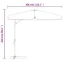 Sombrilla de jardín con palo de acero gris antracita 300x250 cm de vidaXL, Sombrillas - Ref: Foro24-47314, Precio: 111,62 €, ...