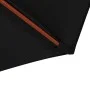 Sombrilla de jardín con palo de madera negro 300x258 cm de vidaXL, Sombrillas - Ref: Foro24-47124, Precio: 92,96 €, Descuento: %