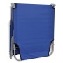 Tumbona plegable de acero con recubrimiento polvo azul en Tumbonas | Comprar online en Foru.es