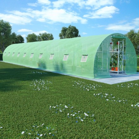 Invernadero 45 m² 15x3x2 m de vidaXL, Invernaderos - Ref: Foro24-48156, Precio: 471,31 €, Descuento: %