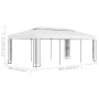 Cenador con doble techo blanco 3x6 m de vidaXL, Carpas y cenadores - Ref: Foro24-47951, Precio: 323,66 €, Descuento: %