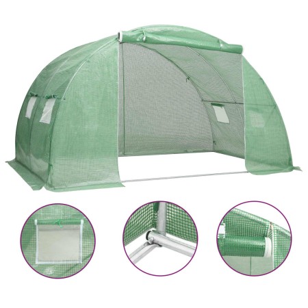 Invernadero 8 m² 2x4x2 m de vidaXL, Invernaderos - Ref: Foro24-48159, Precio: 186,50 €, Descuento: %