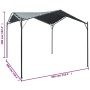 Cenador carpa de acero gris antracita 3x3 m de vidaXL, Carpas y cenadores - Ref: Foro24-47962, Precio: 203,80 €, Descuento: %