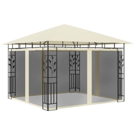 Cenador con mosquitera color crema 3x3x2,73 m 180 g/m² de vidaXL, Carpas y cenadores - Ref: Foro24-47969, Precio: 290,44 €, D...