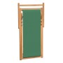 Silla de playa plegable madera maciza de teca verde de vidaXL, Sillas de jardín - Ref: Foro24-47416, Precio: 81,24 €, Descuen...