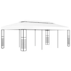 Weißes Gartenpavillon-Vordach 6x3 m von vidaXL, Zelte und Pavillons - Ref: Foro24-47957, Preis: 335,58 €, Rabatt: %