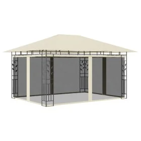 Cenador con mosquitera color crema 4x3x2,73 m 180 g/m² de vidaXL, Carpas y cenadores - Ref: Foro24-47970, Precio: 325,30 €, D...