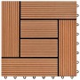 Baldosa de porche WPC marrón 11 unidades 30x30 cm en Materiales de construcción | Comprar online en Foru.es