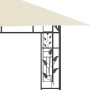 Cenador con mosquitera color crema 4x3x2,73 m 180 g/m² de vidaXL, Carpas y cenadores - Ref: Foro24-47970, Precio: 331,07 €, D...