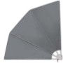 Toldo lateral plegable de balcón gris 210x210 cm en Sombrillas | Comprar online en Foru.es