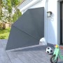 Toldo lateral plegable de balcón gris 210x210 cm en Sombrillas | Comprar online en Foru.es