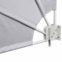 Toldo lateral plegable de balcón gris 210x210 cm en Sombrillas | Comprar online en Foru.es