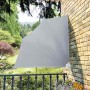 Toldo lateral plegable de balcón gris 140x140 cm en Sombrillas | Comprar online en Foru.es