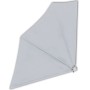 Toldo lateral plegable de balcón gris 140x140 cm en Sombrillas | Comprar online en Foru.es