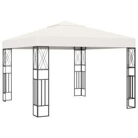 Cenador tela color crema 3x3 m de vidaXL, Carpas y cenadores - Ref: Foro24-48005, Precio: 231,69 €, Descuento: %