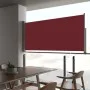 Toldo lateral retráctil de jardín rojo 60x300 cm de vidaXL, Sombrillas - Ref: Foro24-48357, Precio: 59,86 €, Descuento: %