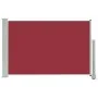 Toldo lateral retráctil de jardín rojo 60x300 cm de vidaXL, Sombrillas - Ref: Foro24-48357, Precio: 59,86 €, Descuento: %
