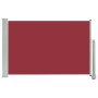 Toldo lateral retráctil de jardín rojo 60x300 cm de vidaXL, Sombrillas - Ref: Foro24-48357, Precio: 61,32 €, Descuento: %