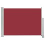 Toldo lateral retráctil de jardín rojo 80x300 cm de vidaXL, Sombrillas - Ref: Foro24-48363, Precio: 59,00 €, Descuento: %
