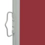 Toldo lateral retráctil de jardín rojo 80x300 cm de vidaXL, Sombrillas - Ref: Foro24-48363, Precio: 59,00 €, Descuento: %