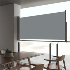 Toldo lateral retráctil de jardín gris 60x300 cm de vidaXL, Sombrillas - Ref: Foro24-48354, Precio: 46,28 €, Descuento: %