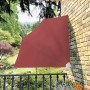 Toldo lateral plegable de balcón color terracota 140x140 cm en Sombrillas | Comprar online en Foru.es