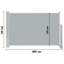 Toldo lateral retráctil de jardín gris 60x300 cm de vidaXL, Sombrillas - Ref: Foro24-48354, Precio: 49,25 €, Descuento: %