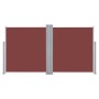 Toldo lateral retráctil marrón 120x600 cm de vidaXL, Sombrillas - Ref: Foro24-48451, Precio: 90,63 €, Descuento: %