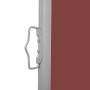 Toldo lateral retráctil marrón 120x600 cm de vidaXL, Sombrillas - Ref: Foro24-48451, Precio: 90,63 €, Descuento: %
